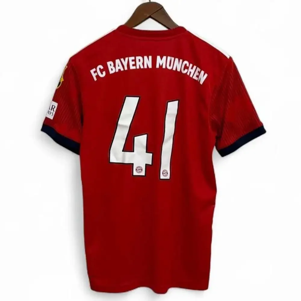 Adidas FC Bayern Munchen Soccer Jersey Number 41